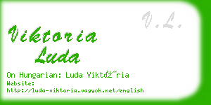 viktoria luda business card